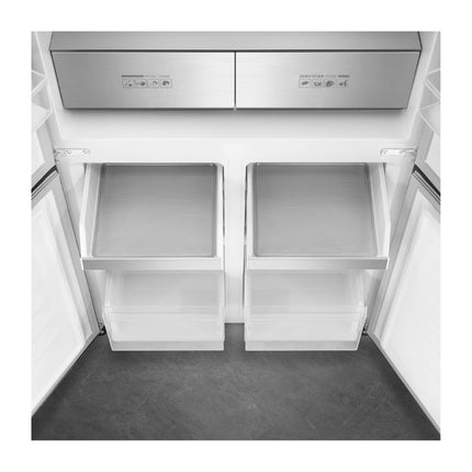 SMEG FRIDGE FREEZER 522L DARK INOX 91CM COMBINATION  - FQI60KDZA