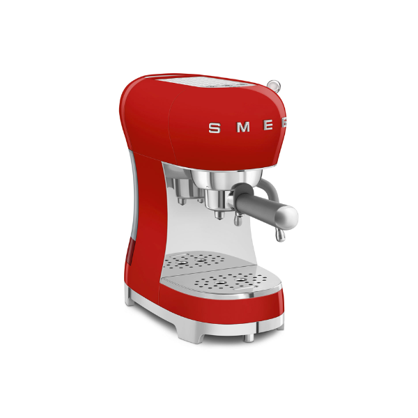 SMEG RETRO ESPRESSO COFFEE MACHINE - ECF02 (BLACK | RED | CREAM)