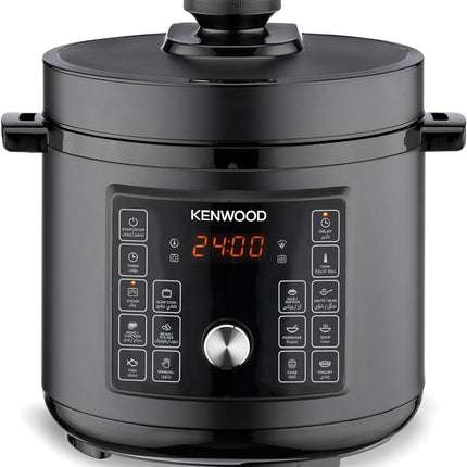Kenwood PCM90.000BK 6L black electric pressure cooker with LED