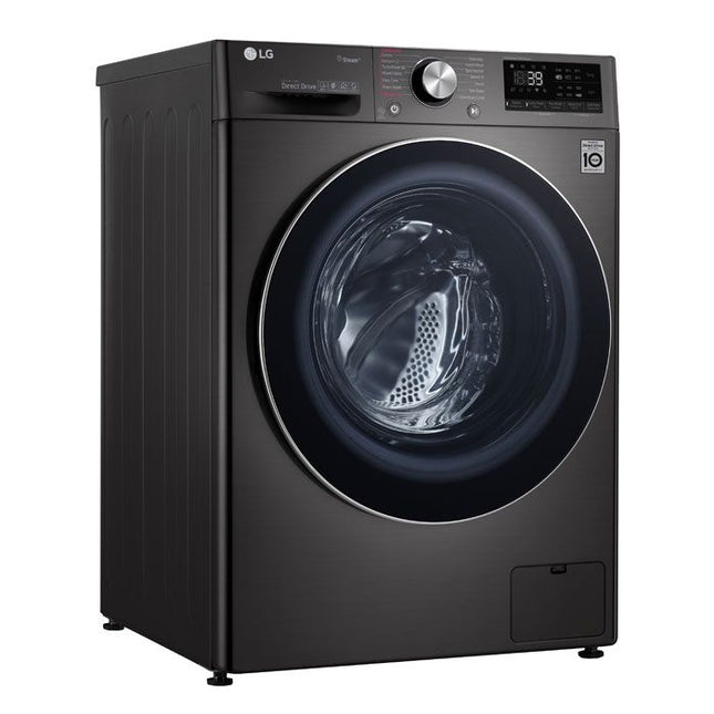 LG 12KG BLACK STAINLESS STEEL FRONT LOADER - F4V9BWP2E