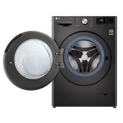 LG 12KG BLACK STAINLESS STEEL FRONT LOADER - F4V9BWP2E