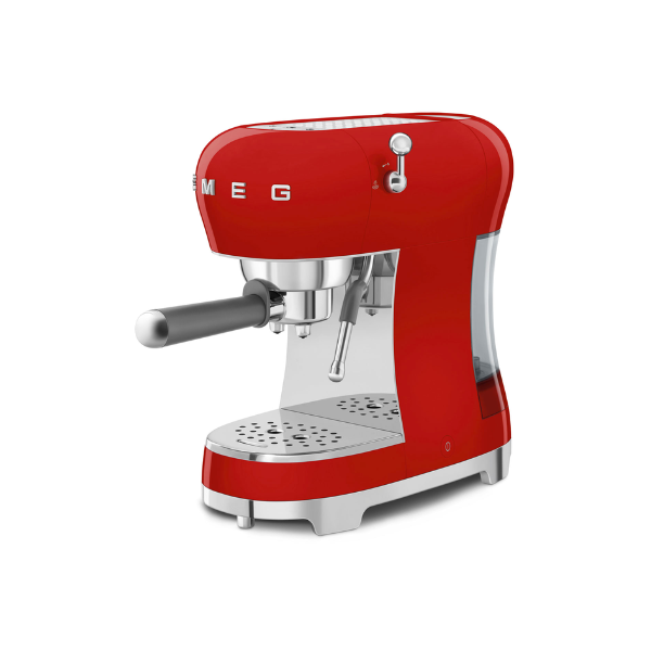 SMEG RETRO ESPRESSO COFFEE MACHINE - ECF02 (BLACK | RED | CREAM)