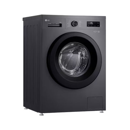 LG FRONT LOADER WASHING MACHINE 9KG MIDDLE BLACK - F2Y1VYP6J.AMBQESA