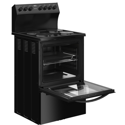 DEFY 60CM ELECTRIC 4 PLATE STOVE & OVEN - DSS694