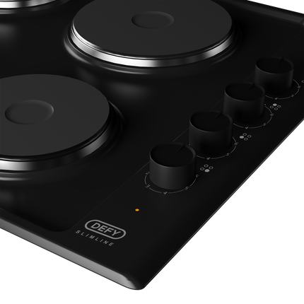 DEFY SLIMLINE ELECTRIC SOLID HOB WITH CP - DHD398