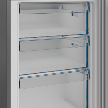 Defy 245L Bottom Freezer Fridge with Water Dispenser Satin Metallic – DAC449