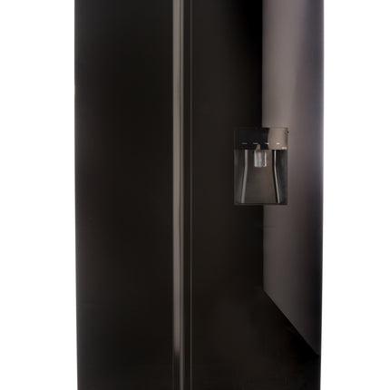 Defy DFF456 496L Side-by-Side Fridge Freezer Mirror Black Glass