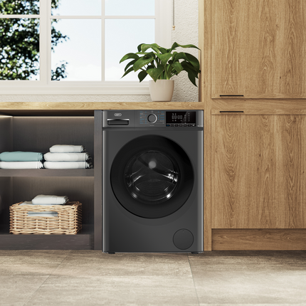 Defy 8kg Front Loader Washing Machine with Steam 1200rpm Manhattan Grey – DAW408