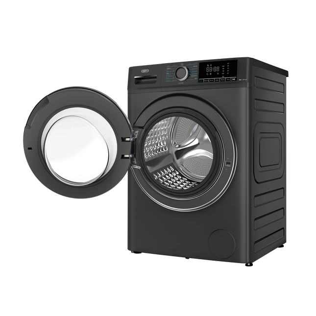 Defy 8kg Front Loader Washing Machine with Steam 1200rpm Manhattan Grey – DAW408