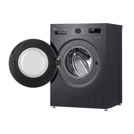 LG FRONT LOADER WASHING MACHINE 9KG MIDDLE BLACK - F2Y1VYP6J.AMBQESA