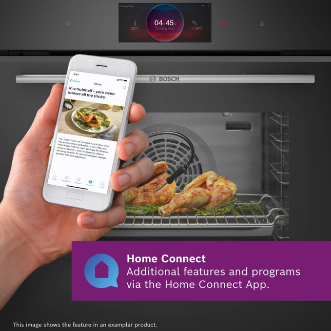 BOSCH 60CM BLACK BUILT-IN MULTIFUCTION OVEN SERIES 6 - HBJ559EB6Z