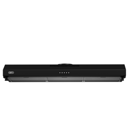 Defy 90cm Standard Cooker Hood Black – DCH90B