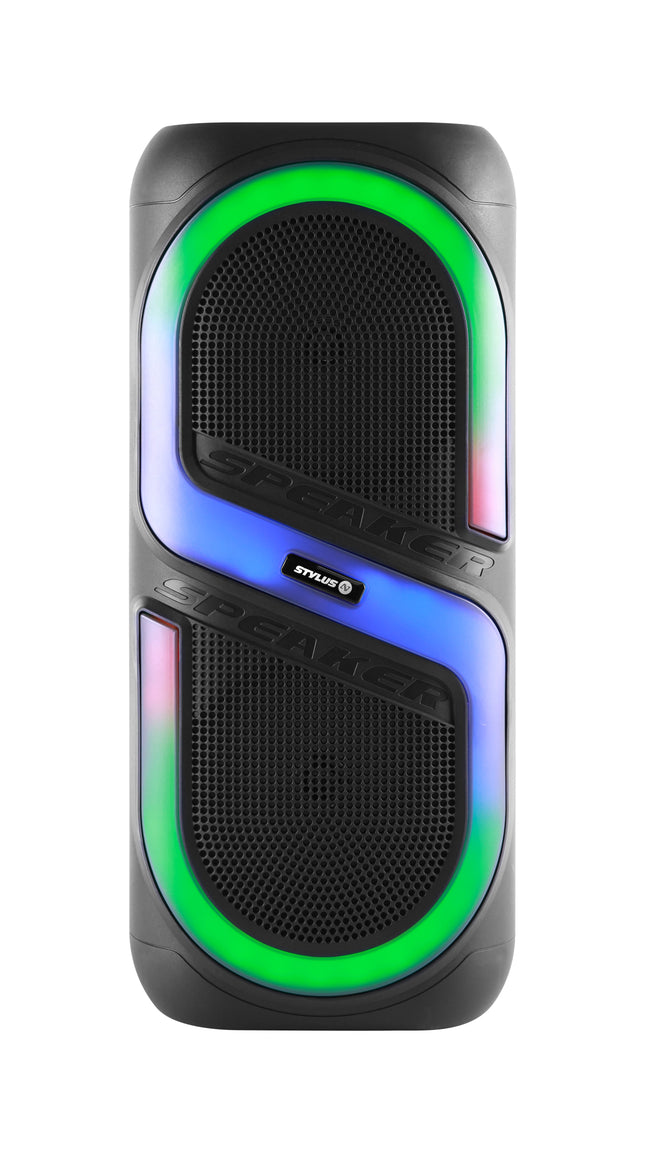 Stylus AV After Party MK II 250W Bluetooth Party Speaker with Dual 8" Woofers