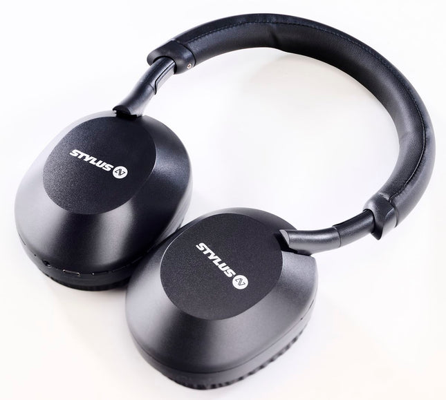 Stylus AV Airwave MK III Bluetooth Headphones with AUX & SD Card – Black