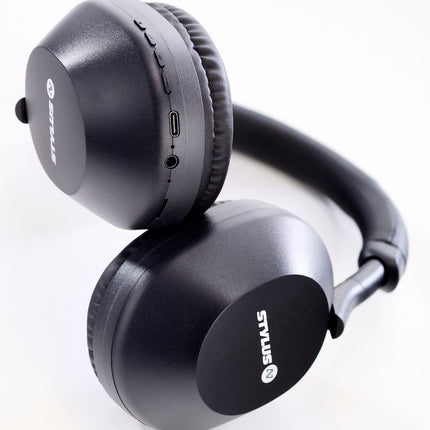 Stylus AV Airwave MK III Bluetooth Headphones with AUX & SD Card – Black