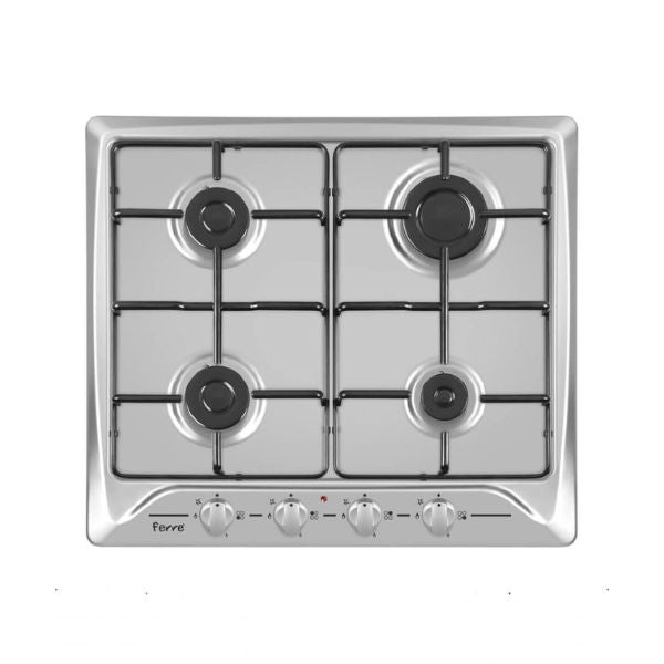 FERRE 60CM 4 BURNER GAS HOB STAINLESS STEEL - B-640.CS