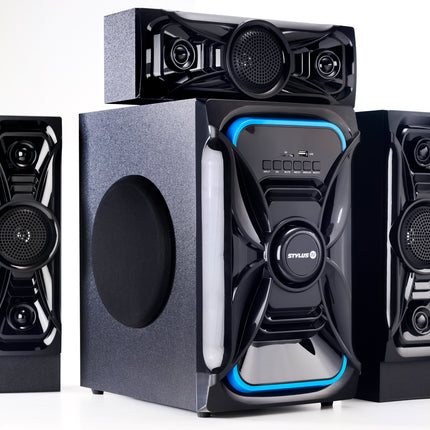 Stylus AV Blizzard 3.1 700W Bluetooth Multimedia Speaker System with Subwoofer