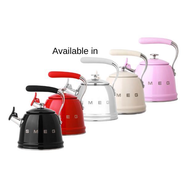 SMEG 2.3L WHISTLING KETTLE RED - CKLW2001RD