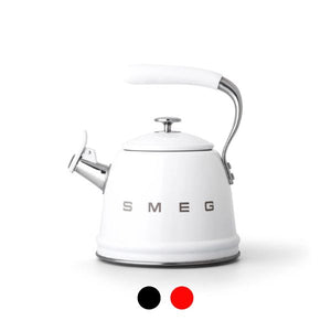 SMEG 2.3L WHISTLING KETTLE WHITE - CKLW2001WH