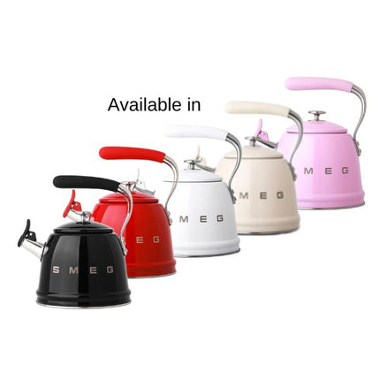 SMEG 2.3L WHISTLING KETTLE RED - CKLW2001RD
