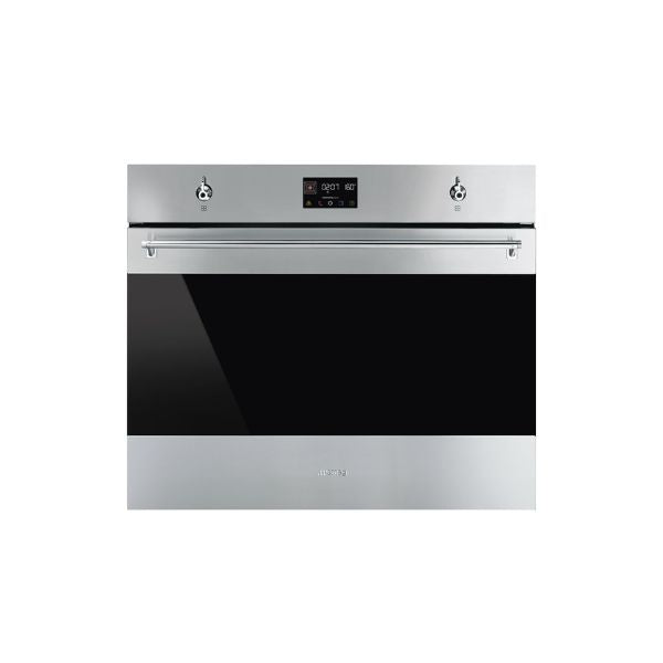 SMEG CLASSIC COMPACT MICROWAVE WITH GRILL - SO4301M0X