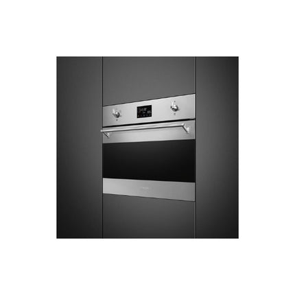 SMEG CLASSIC COMPACT MICROWAVE WITH GRILL - SO4301M0X