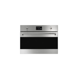SMEG CLASSIC COMPACT COMBINATION MICROWAVE OVEN - SO4302M1X