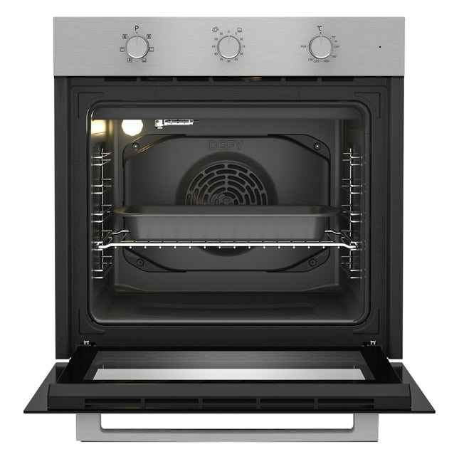 DEFY 60CM SLIMLINE BUILT IN ELECTRIC OVEN EYE-LEVEL FAN ASSIST - DBO486E