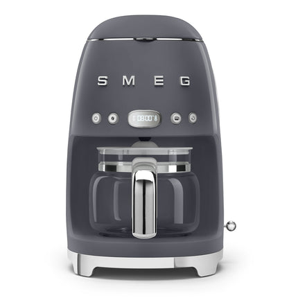 SMEG RETRO DRIP FILTER COFFEE MACHINE GREY - DCF02GRSA