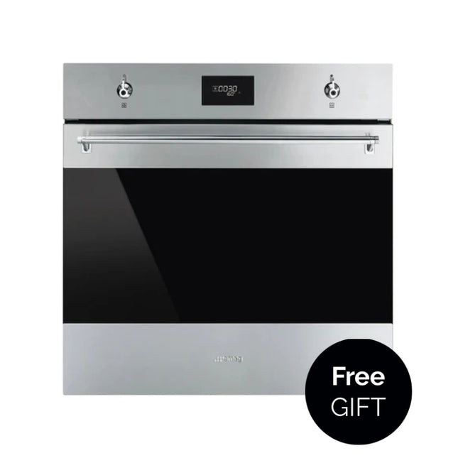 SMEG THERMO-VENTILATED OVEN 60CM CLASSICA - SF6301TVX
