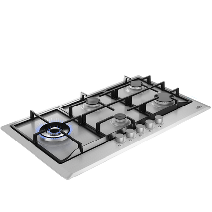 Defy 90cm Gemini 5 Burner Gas Hob with Wok Stainless Steel – DHG129