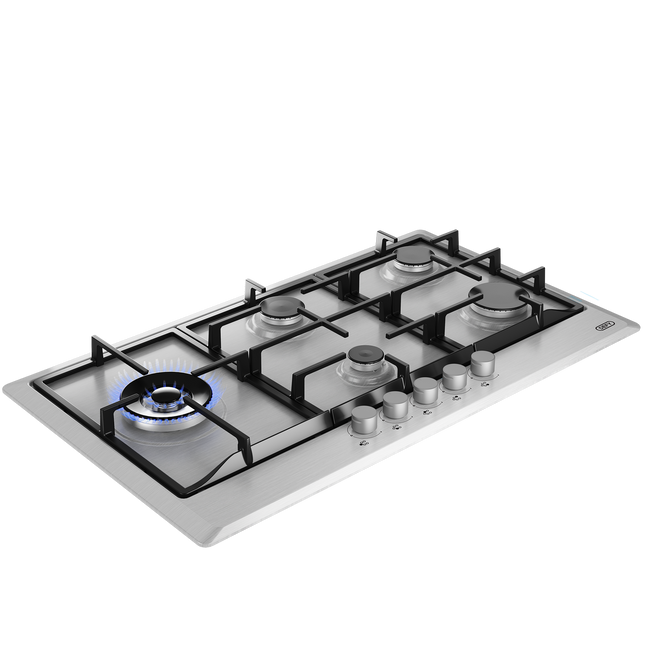 Defy 90cm Gemini 5 Burner Gas Hob with Wok Stainless Steel – DHG129