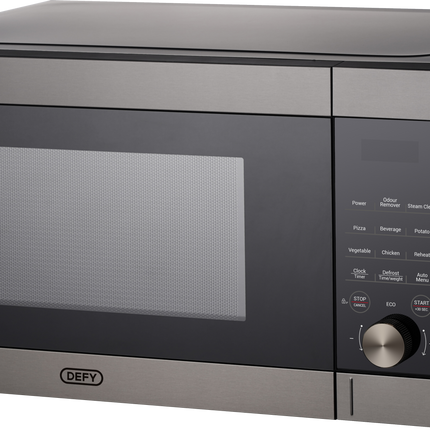 Defy DMO143 43L Digital Solo Microwave Black Glass