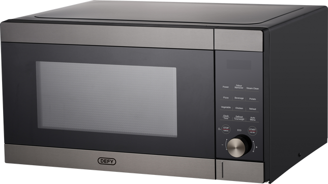 Defy DMO143 43L Digital Solo Microwave Black Glass