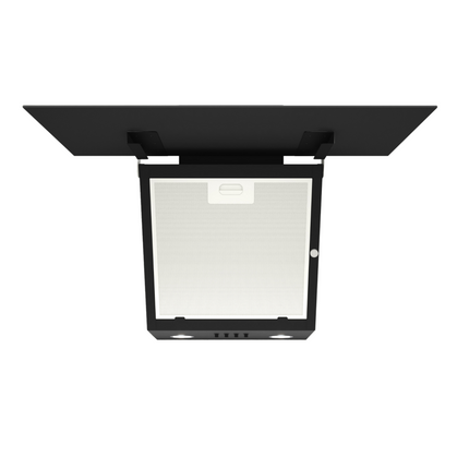 BOSCH 60CM WALL MOUNTED COOKER HOOD GLASS BLACK PRINTED SERIES 2 - DWK63PJ60Z