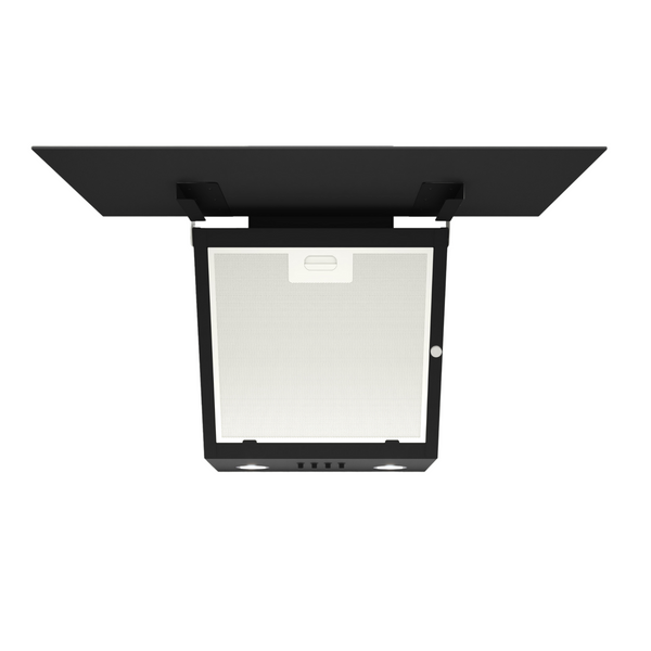 BOSCH 60CM SERIES 2 WALL MOUNTED COOKER HOOD GLASS BLACK PRINTED - DWK63PJ60Z