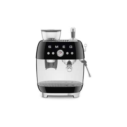 SMEG ALL IN ONE ESPRESSO COFFEE MACHINE WITH BUILT-IN GRINDER & MILK FROTHER - EGF03
