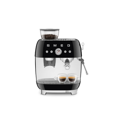 SMEG ALL IN ONE ESPRESSO COFFEE MACHINE WITH BUILT-IN GRINDER & MILK FROTHER - EGF03