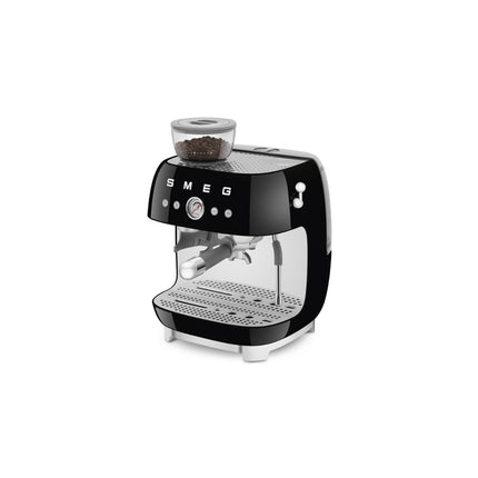 SMEG ALL IN ONE ESPRESSO COFFEE MACHINE WITH BUILT-IN GRINDER & MILK FROTHER - EGF03