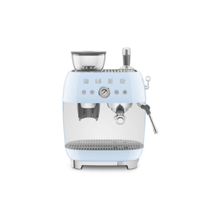 SMEG ALL IN ONE ESPRESSO COFFEE MACHINE WITH BUILT-IN GRINDER & MILK FROTHER - EGF03