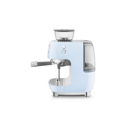 SMEG ALL IN ONE ESPRESSO COFFEE MACHINE WITH BUILT-IN GRINDER & MILK FROTHER - EGF03