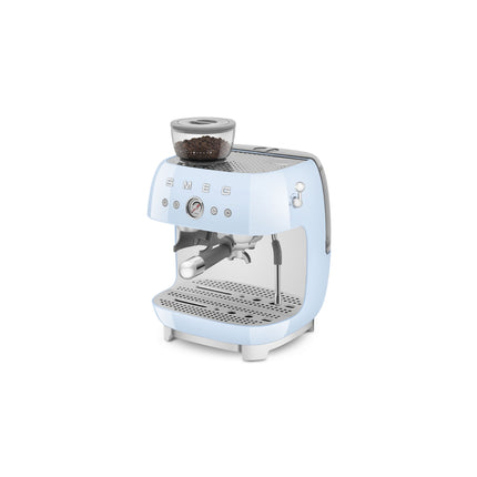 SMEG ALL IN ONE ESPRESSO COFFEE MACHINE WITH BUILT-IN GRINDER & MILK FROTHER - EGF03
