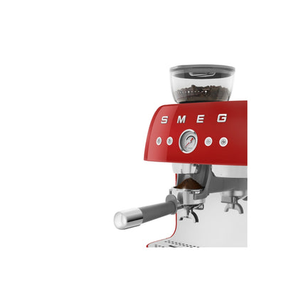 SMEG ALL IN ONE ESPRESSO COFFEE MACHINE WITH BUILT-IN GRINDER & MILK FROTHER - EGF03