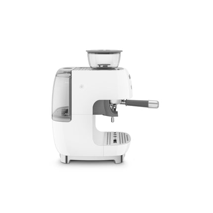 SMEG ALL IN ONE ESPRESSO COFFEE MACHINE WITH BUILT-IN GRINDER & MILK FROTHER - EGF03