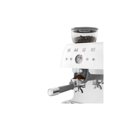 SMEG ALL IN ONE ESPRESSO COFFEE MACHINE WITH BUILT-IN GRINDER & MILK FROTHER - EGF03