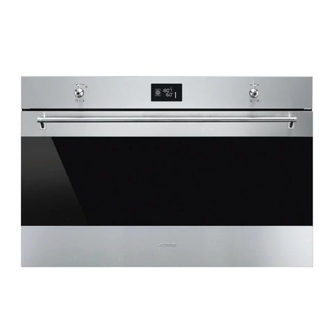 SMEG 90CM 129L CLASSICA ELECTRIC OVEN THERMO- VENTILATED - SF9390X1SA