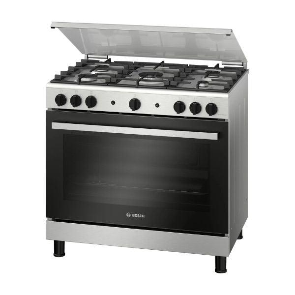 BOSCH 90CM FULL GAS COOKER 5 BURNER SERIES 2 - HGV1F0Y50Z