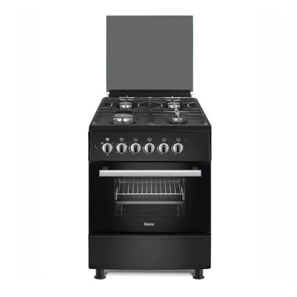 FERRE 60X60 GAS ELECTRIC FREESTANDING COOKER MATT BLACK - F6B40E3.FDIT.MB