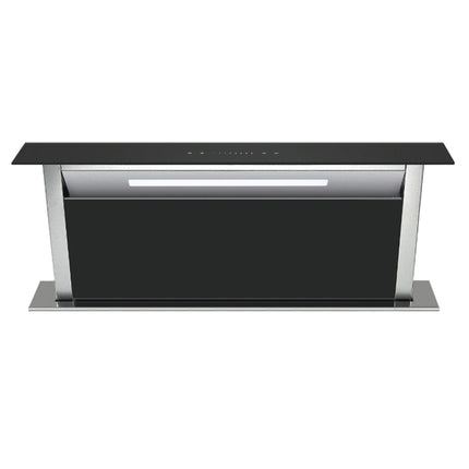 Falco 90cm Black Glass Downdraft Extractor – FAL-90-DDG-BG