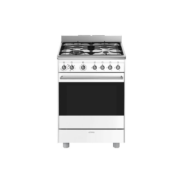 SMEG 60CM CONCERT GAS-ELECTRIC COOKER - SSA60MWH2